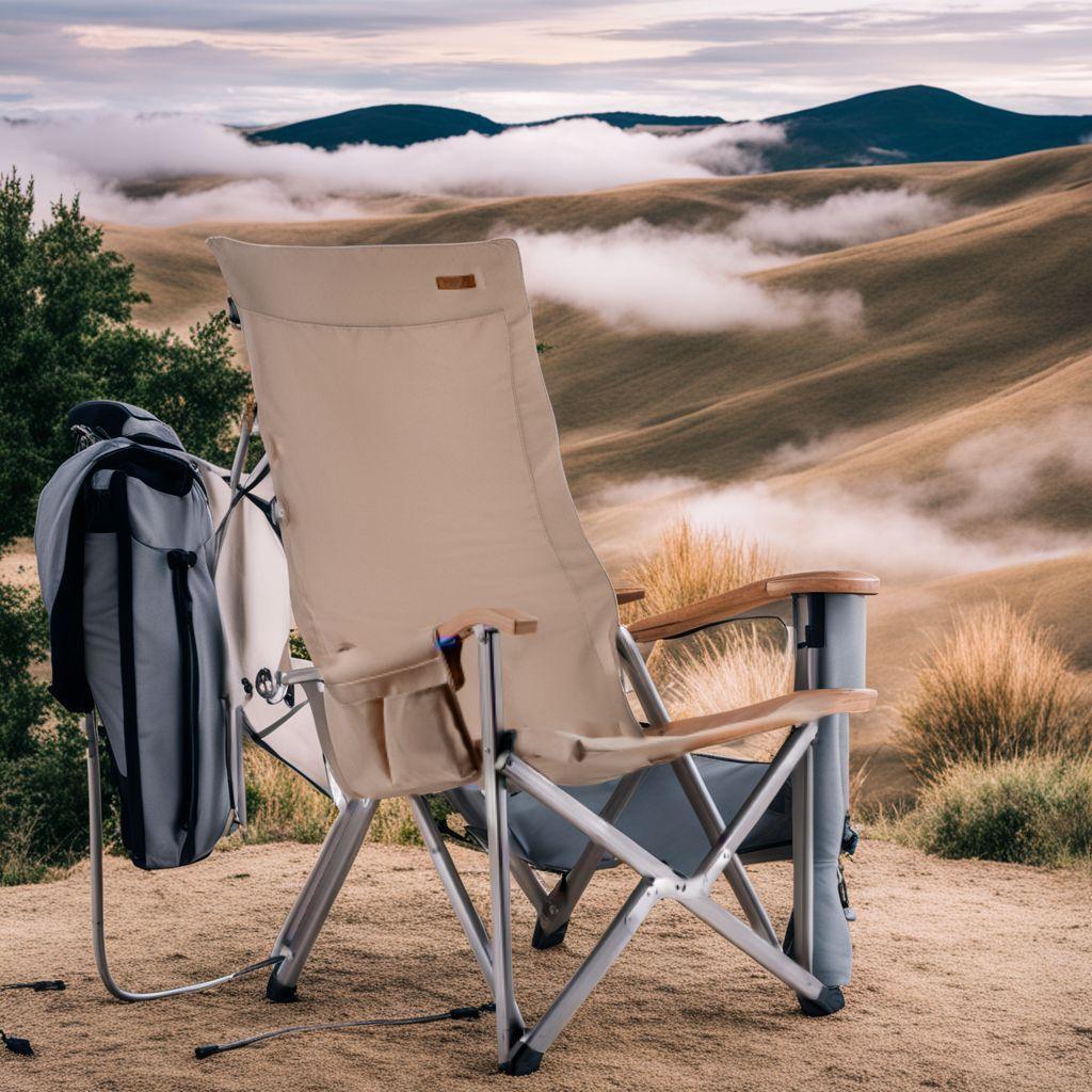 キャンプ 難燃 コンパクト 椅子 ワイド イス 肩掛け式収納 折りたたみ