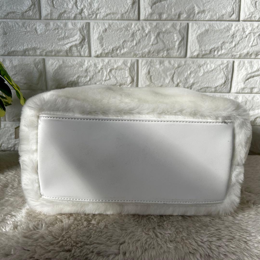 ARCHIVIO アルチビオ カートバッグ ファー ホワイト系