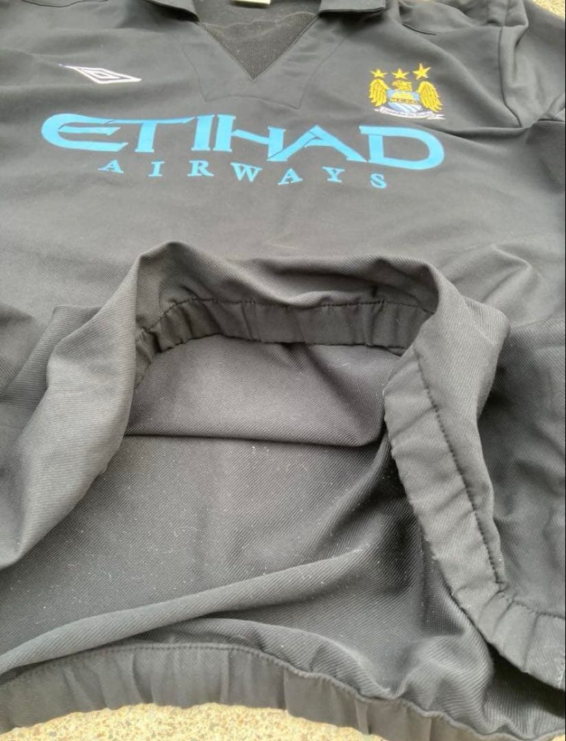 【希少_好配色】UMBRO×マンチェスターシティ/ピステ/ドリルトップ/2XL