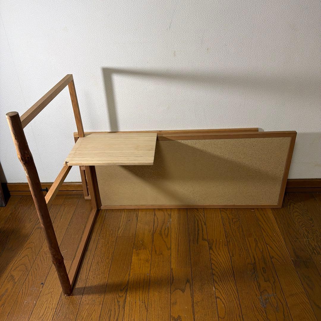 茶道具 自在棚 逆勝手点 【 織田有楽斎好写 台目棚 】 清峯