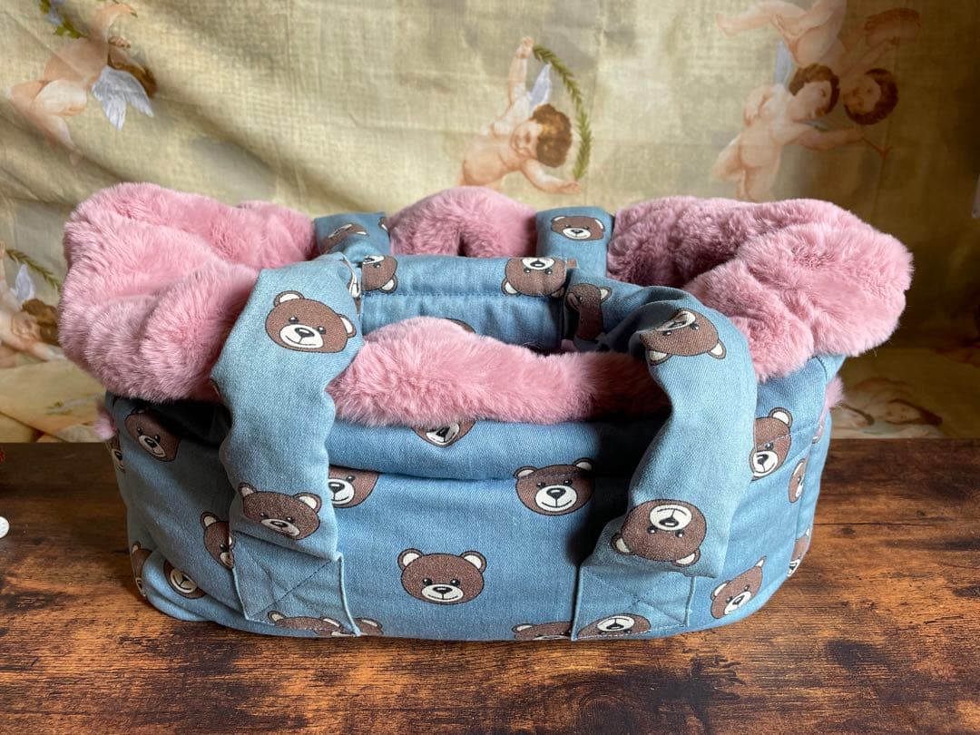 お値下げ　犬用　美品　サーカスサーカス　Toy Bear キャリーバック　ピンク