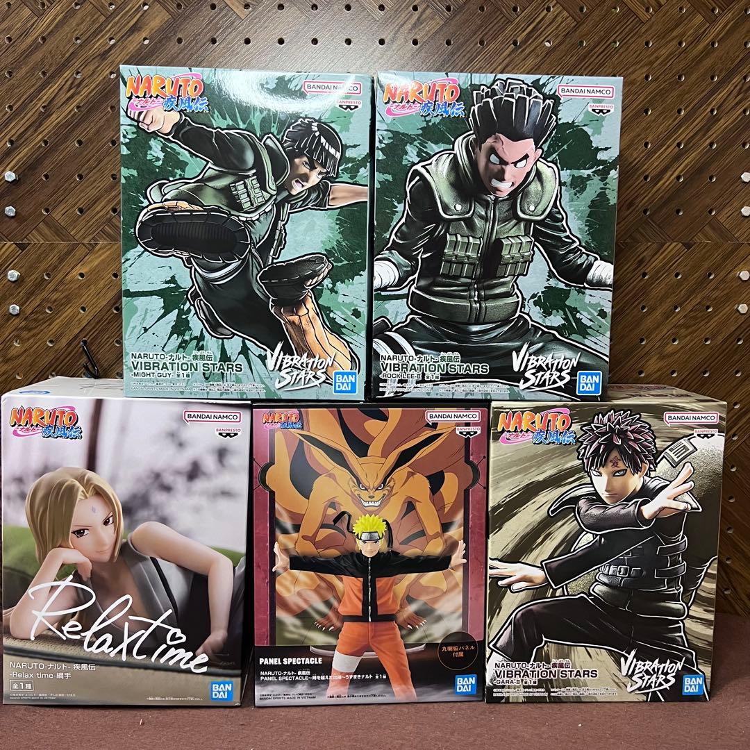 ナルト フィギュア 我愛羅 綱手 VIBRATION ロックリー ガイ