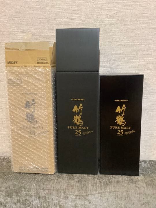 NIKKA 【未開栓】ニッカ　竹鶴25年　ピュアモルト　ウィスキー