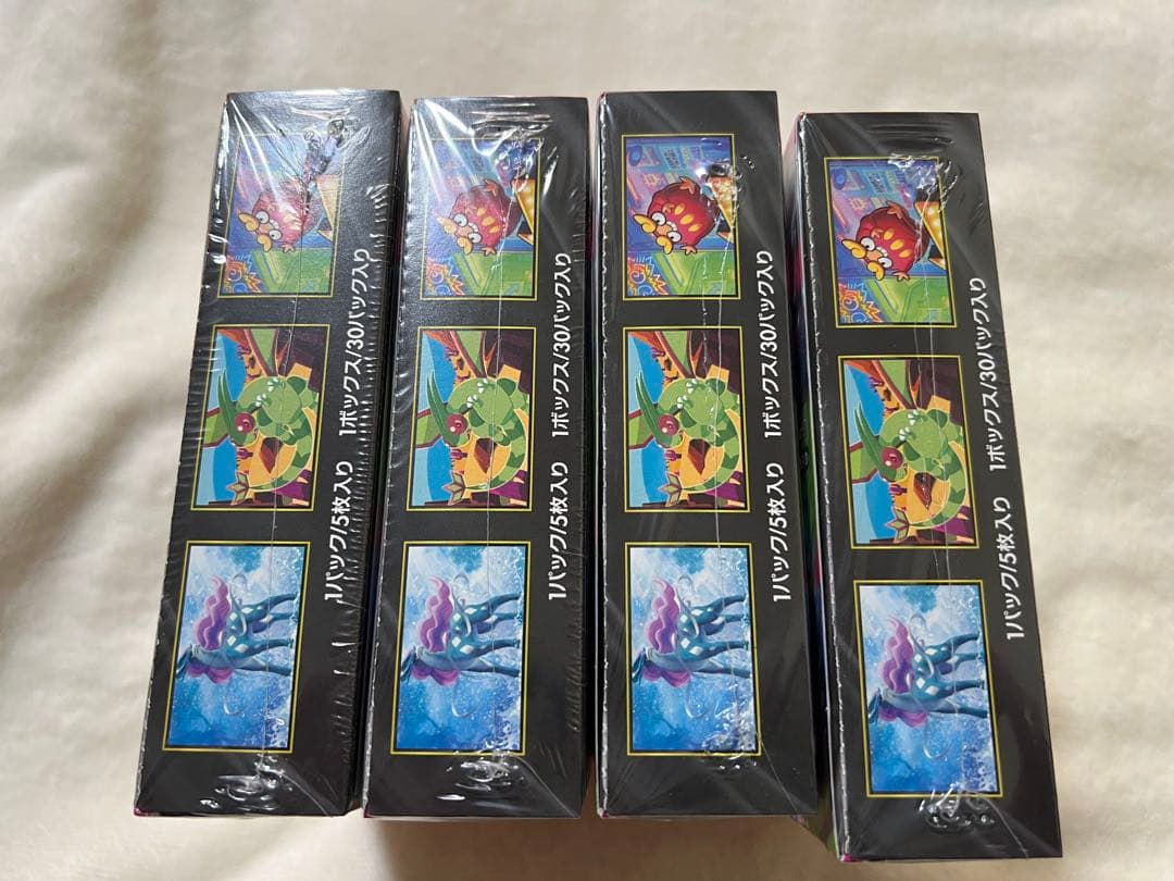 ポケモンカード インフェルノ x シュリンク付き　4ボックス