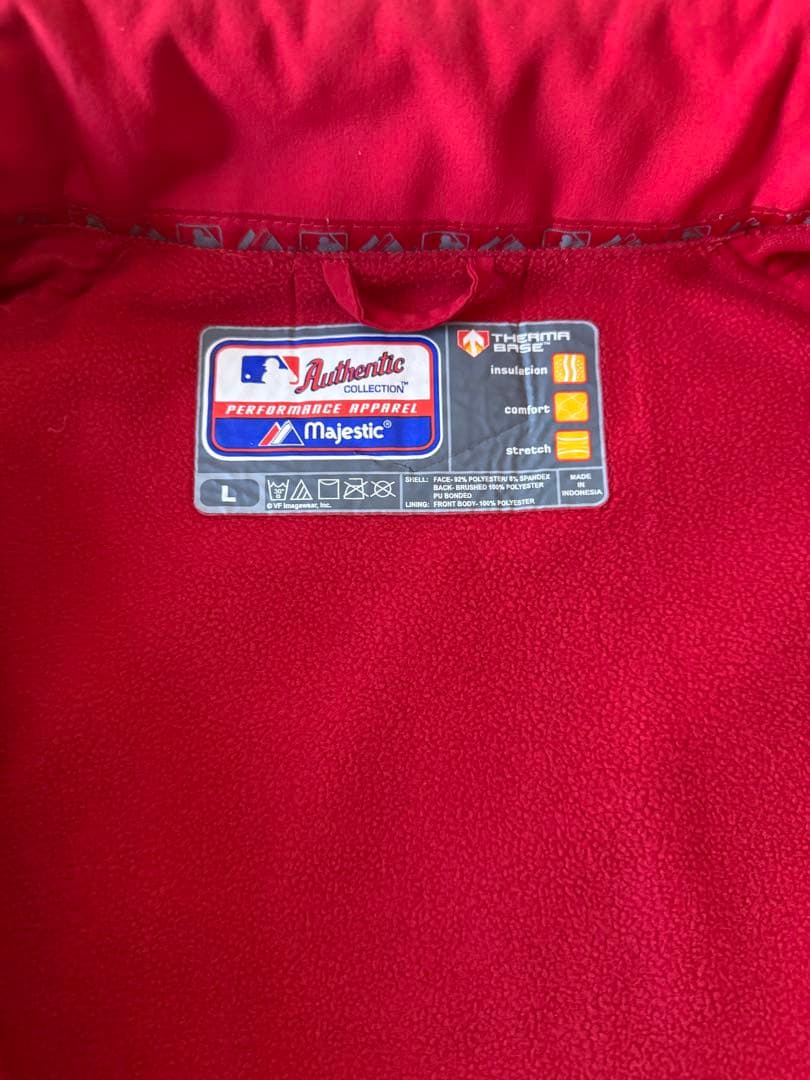 メジャーリーグボストンRED SOX フルジップジャケットフリーススタジャン