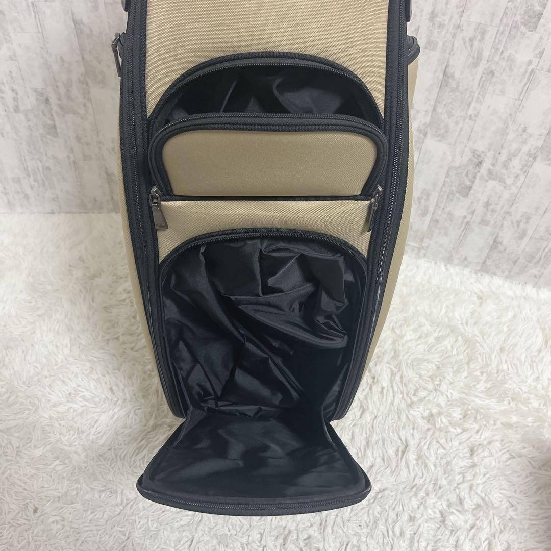 未使用保管品 ランドローバー DEFENDERキャディバッグ（ベージュ)