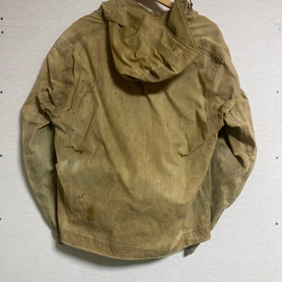 40s 50s 米軍　実物　USN N−2デッキ　レインパーカー