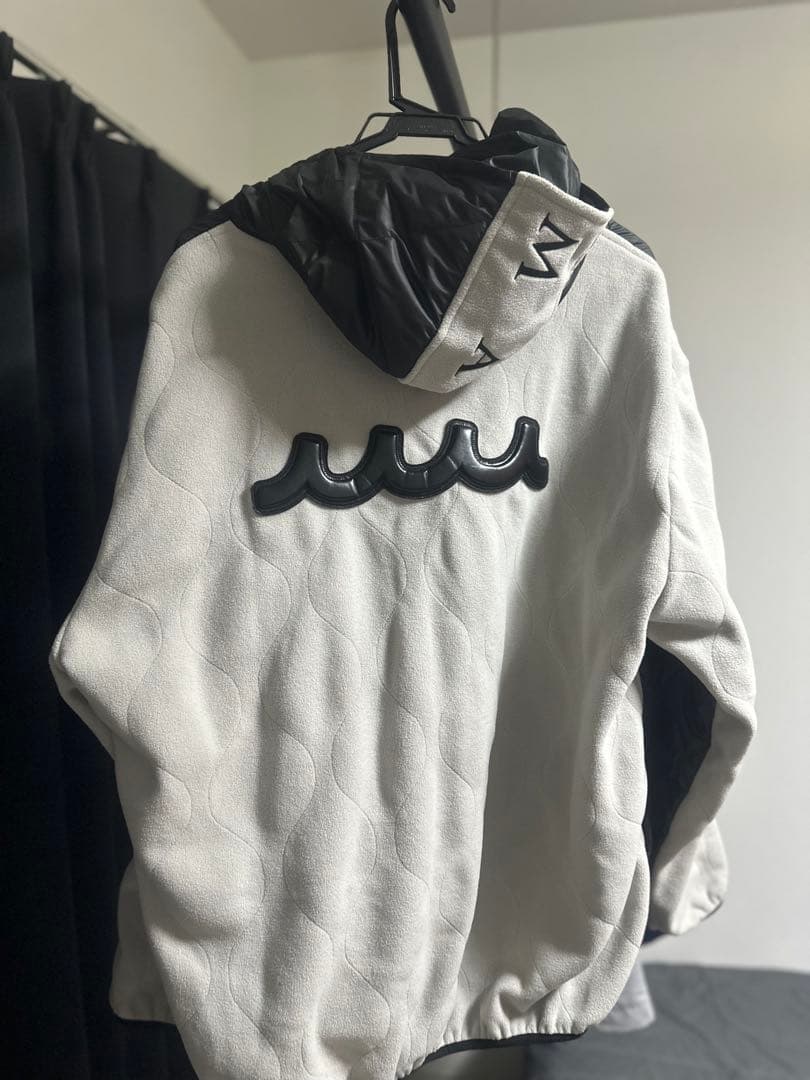 【しょう】muta フリース切替 ダウンジャケット　ブラック