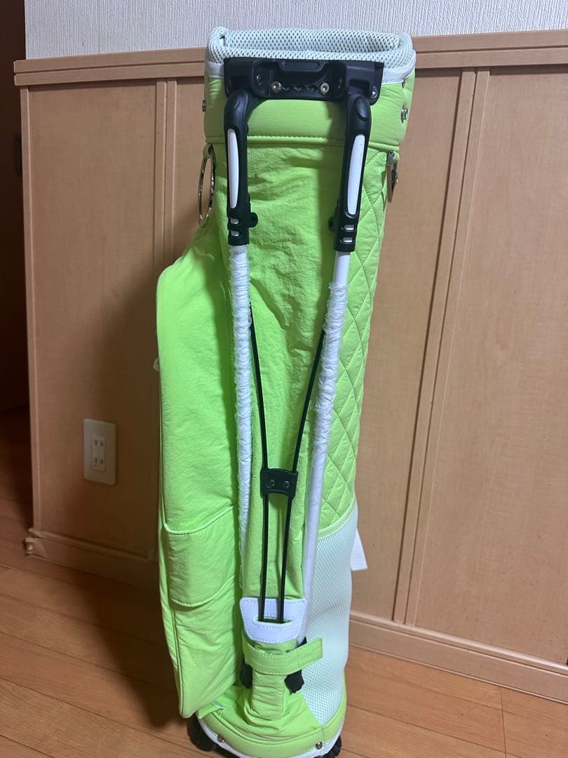 WAACゴルフバッグ ライムグリーン