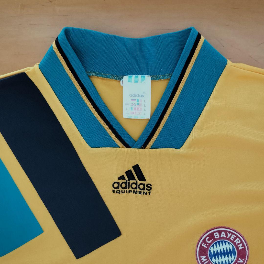 90s当時物 FCバイエルン ミュンヘン 93-95ユニフォーム アディダス製L