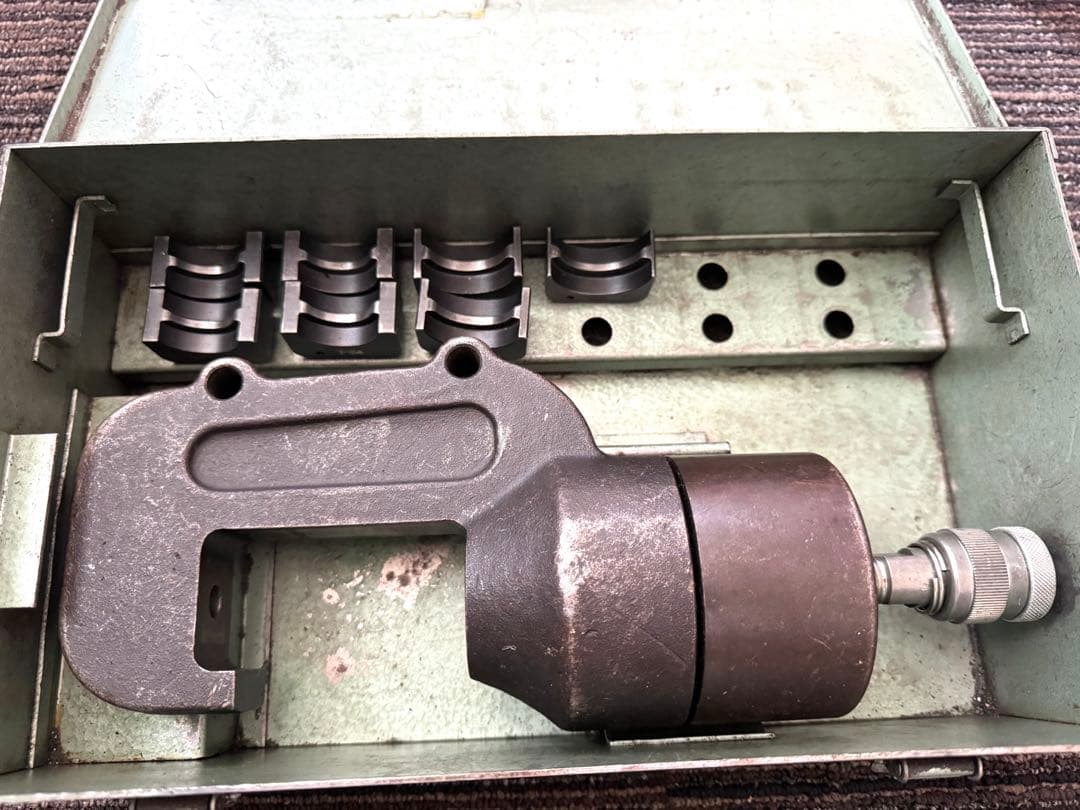 産機興業　カクタス　油圧ヘッド分離式圧縮工具　　CT-2 T型圧縮工具