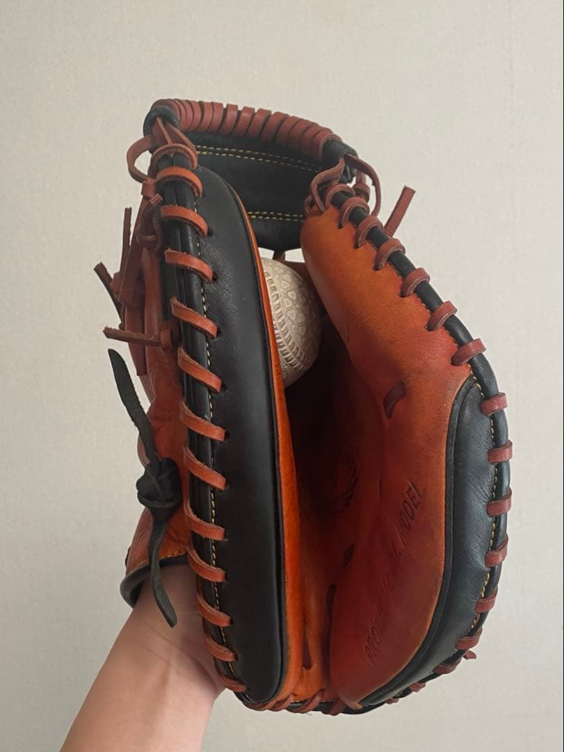 ハタケヤマ軟式キャッチャーミット　リペア品