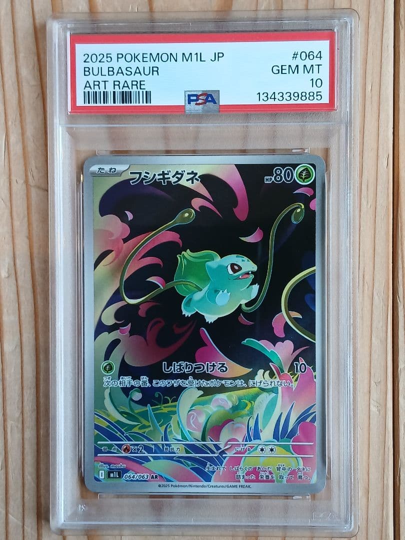 PSA10 3連番 メガフシギバナex SR フシギソウ フシギダネ