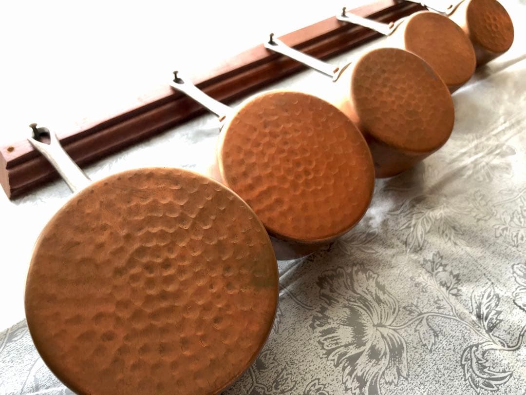 銅なべ 5サイズセット アンティークレトロ満載