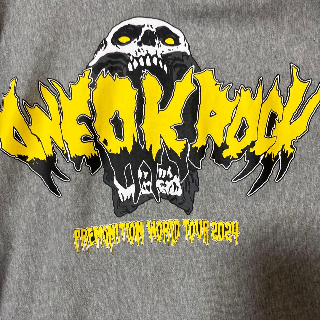 ワンオク　WORLD TOUR 2024 パーカー　グレー　M