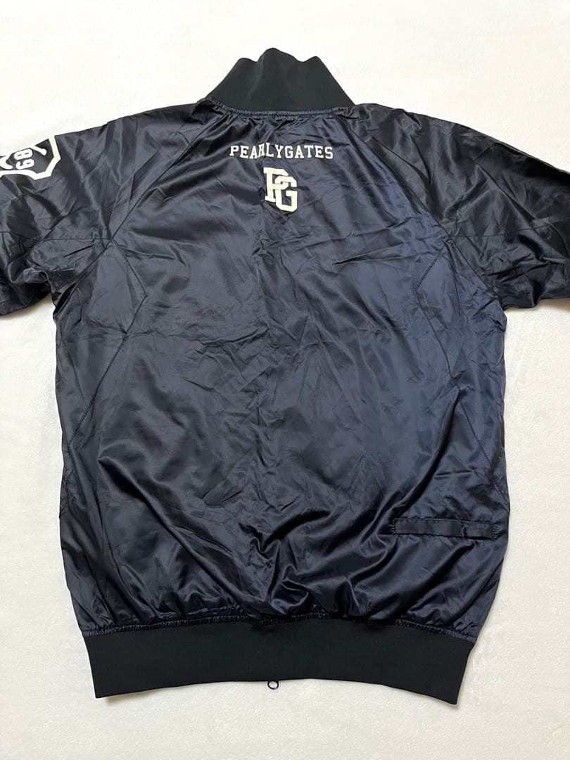 【PEARLY GATES】サイズ5紺フルジップジャケット＊パーリーゲイツ上着