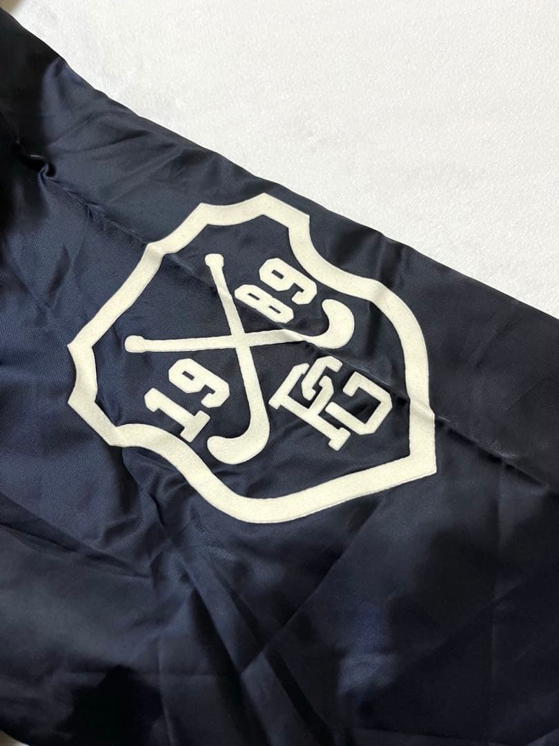 【PEARLY GATES】サイズ5紺フルジップジャケット＊パーリーゲイツ上着