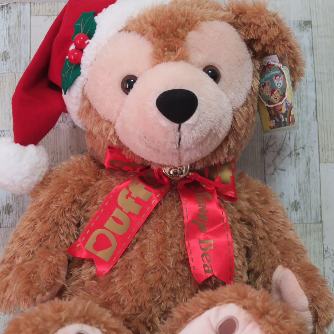 【厳選】タグ付き　クリスマス限定品　ダッフィー　ぬいぐるみＭ　東京ディズニーシー