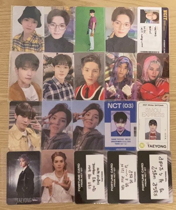 NCT 127 イリチル テヨン MD mu-mo トレカ まとめ売り