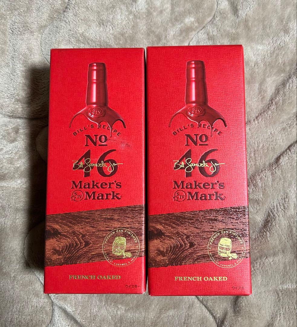 メーカーズマーク 46 フレンチオーク 2本セットです^ ^