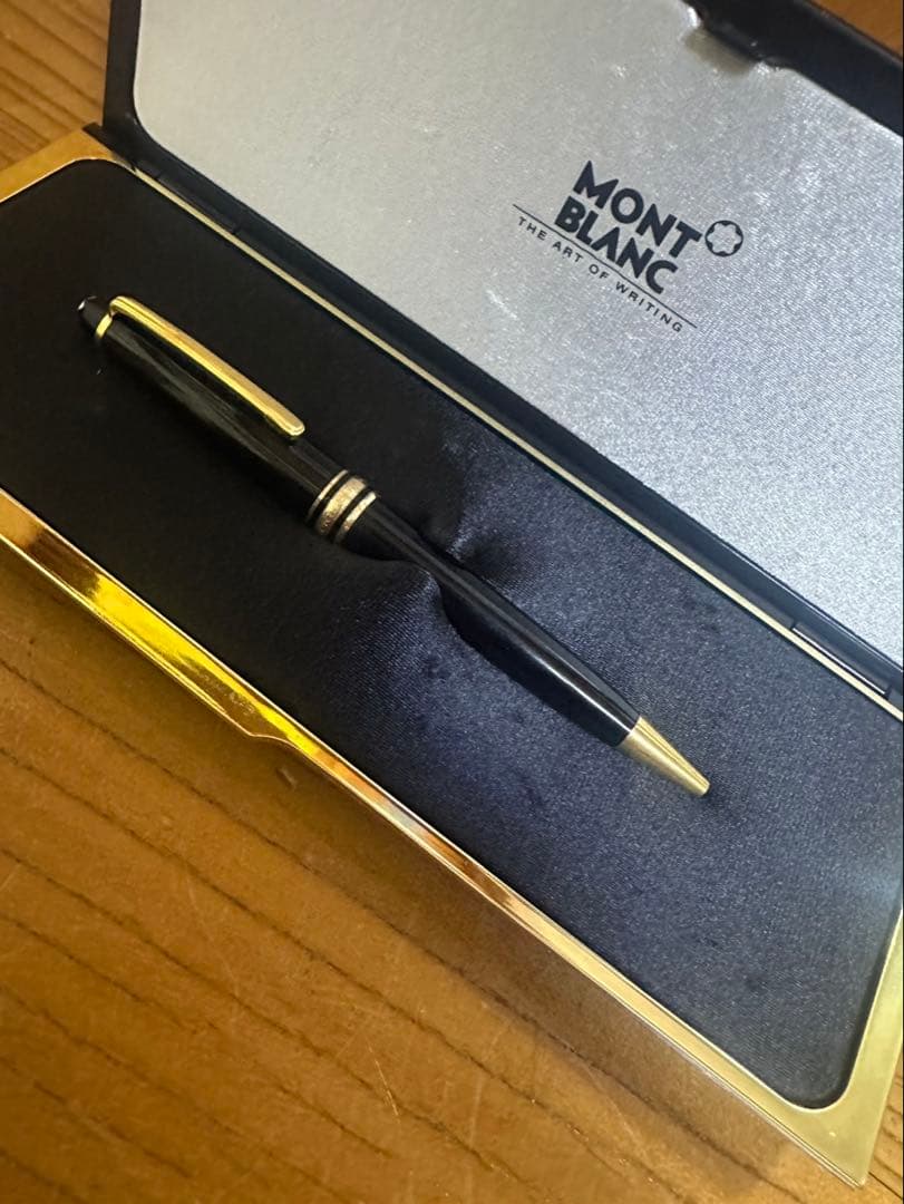 MONT BLANC ブラックボールペン ケース付き