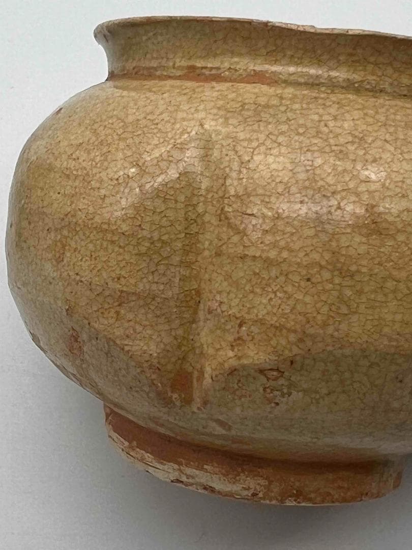 宋時代　白磁 青白磁瓜棱壺二個　茶入れ　煎茶道具　唐物(C-59)