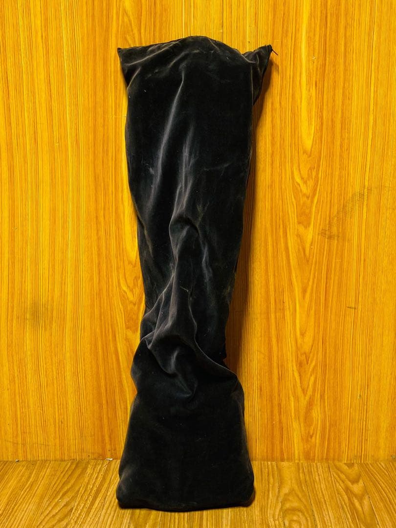 三味線 ヘビ革 黒/金 布袋付き