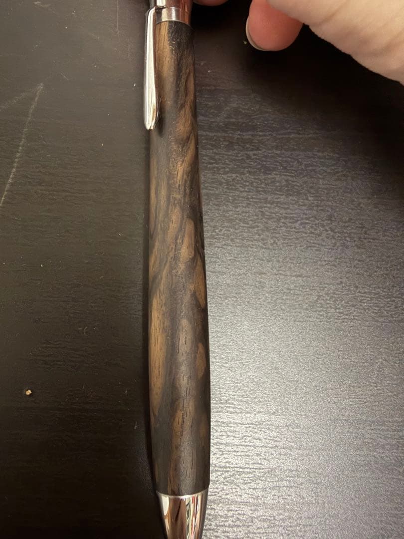 工房楔 黒柿孔雀杢 極上 ルーチェペン