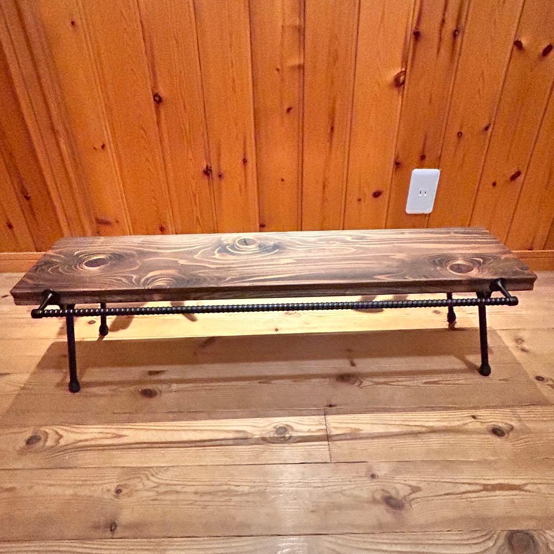 No.9 ソロテーブルロング ハンガー付　ディスプレイ棚