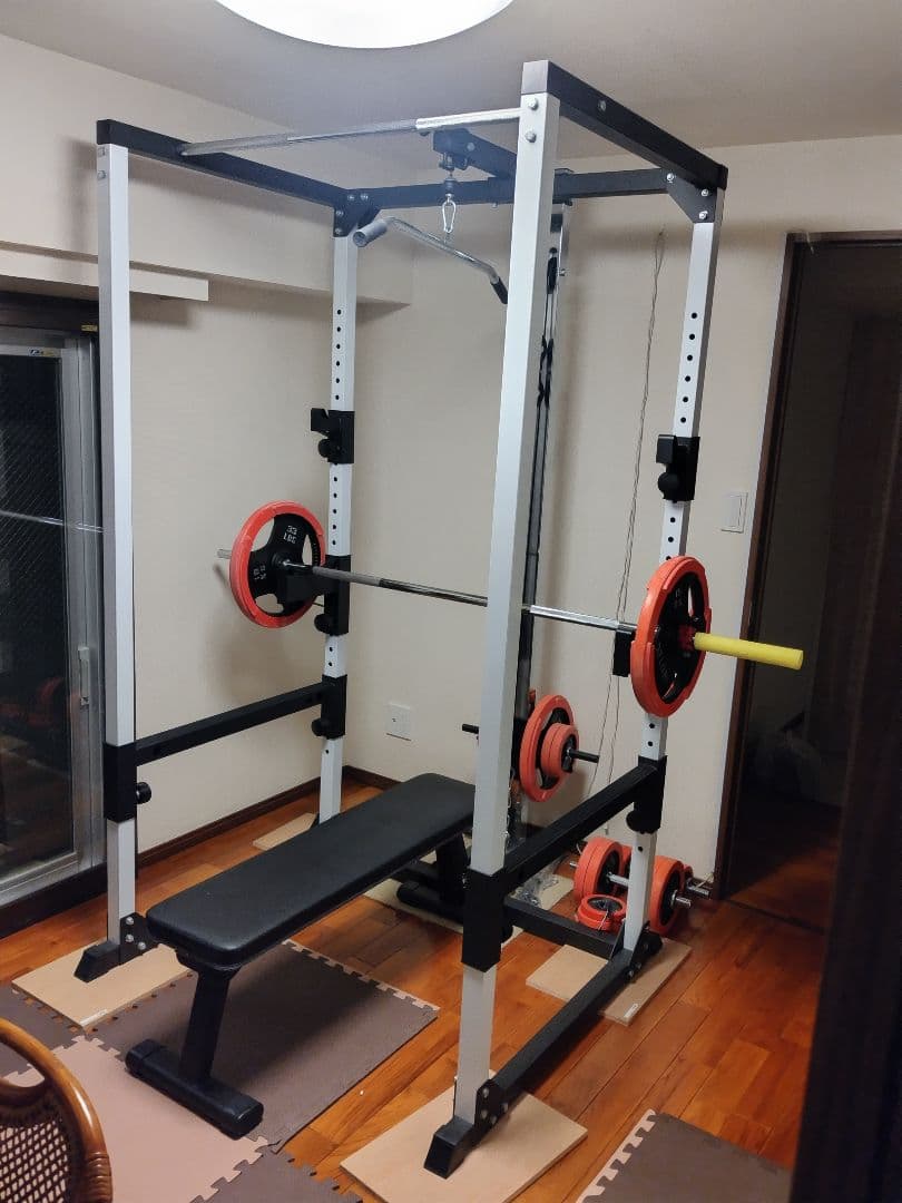 irotec バーベルラック 懸垂バー付き