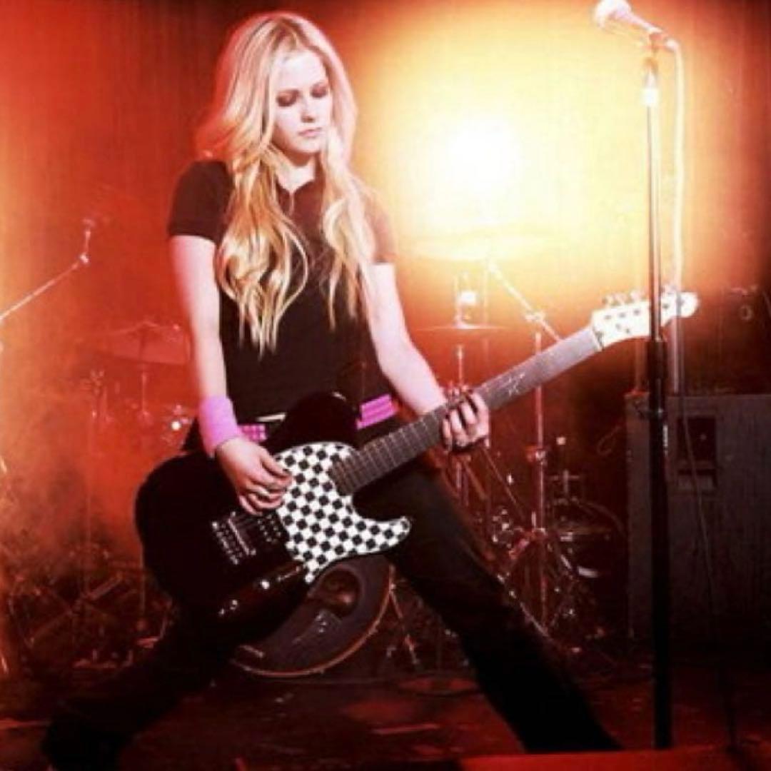 Squier テレキャスター　アヴリル　ラヴィーンモデル　エレキギター