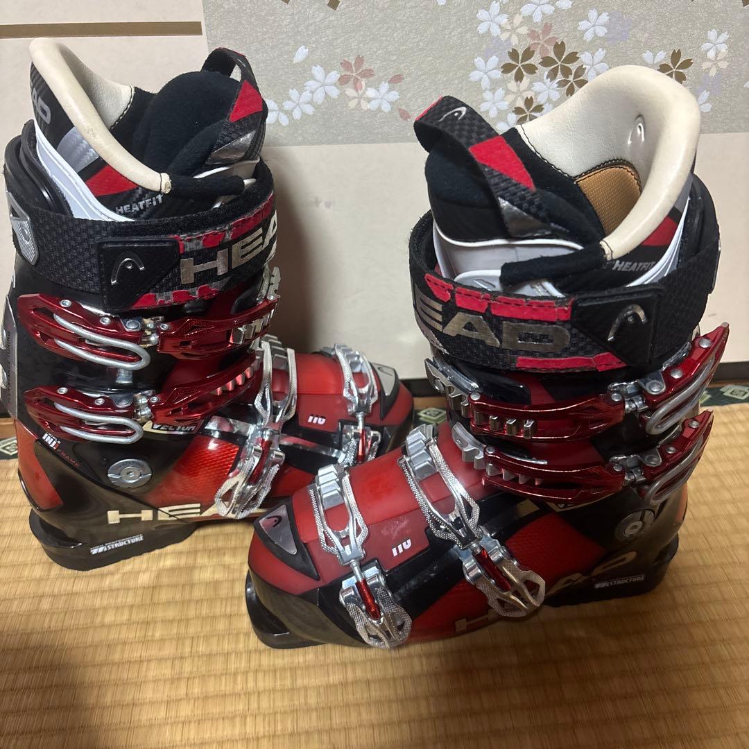 HEAD スキーブーツ レッド/ブラック