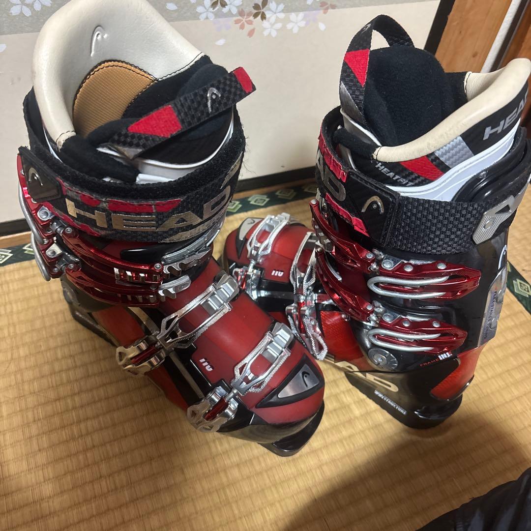 HEAD スキーブーツ レッド/ブラック