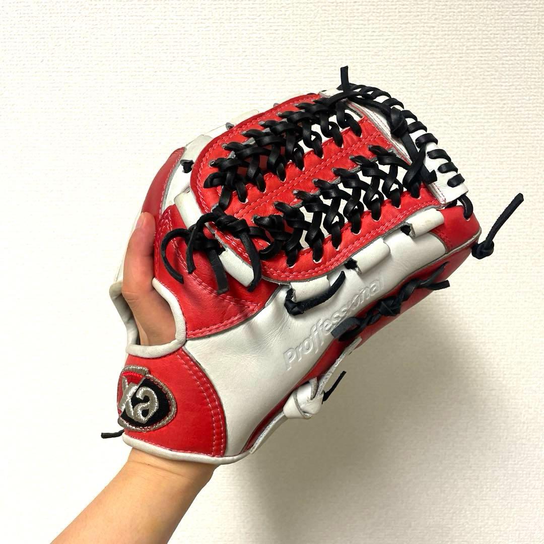 202 ザナックス 型抜群 極美品 即戦力 軟式 内野手用グローブ