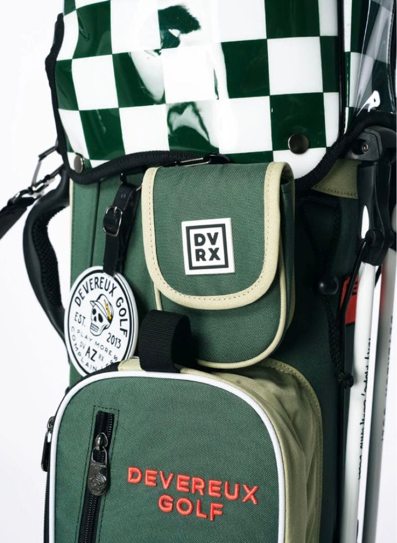 ゴルフバッグ・キャディバッグ DEVEREUX GOLF Skull Checker Caddie Bag