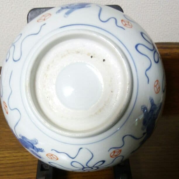 古伊万里 牡丹文 中鉢