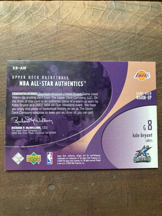 コービー ブライアント　NBA KOBE BRYANT