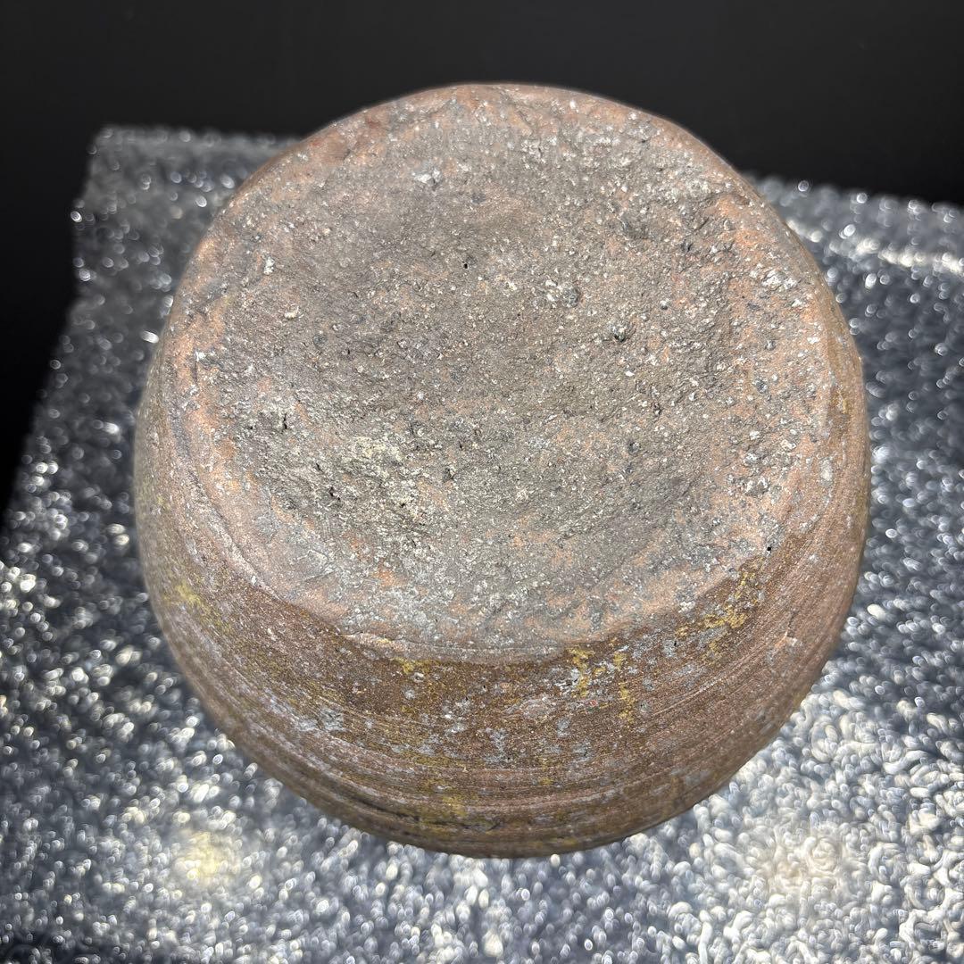 真作　古備前壷　桂又三郎極め　書き付け　室町末期の作