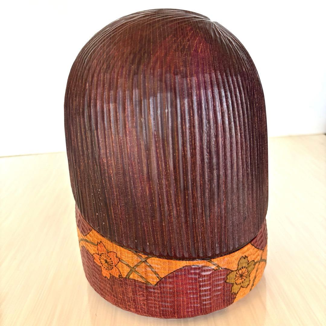 木彫り創作こけし　井口悟　「桜花」