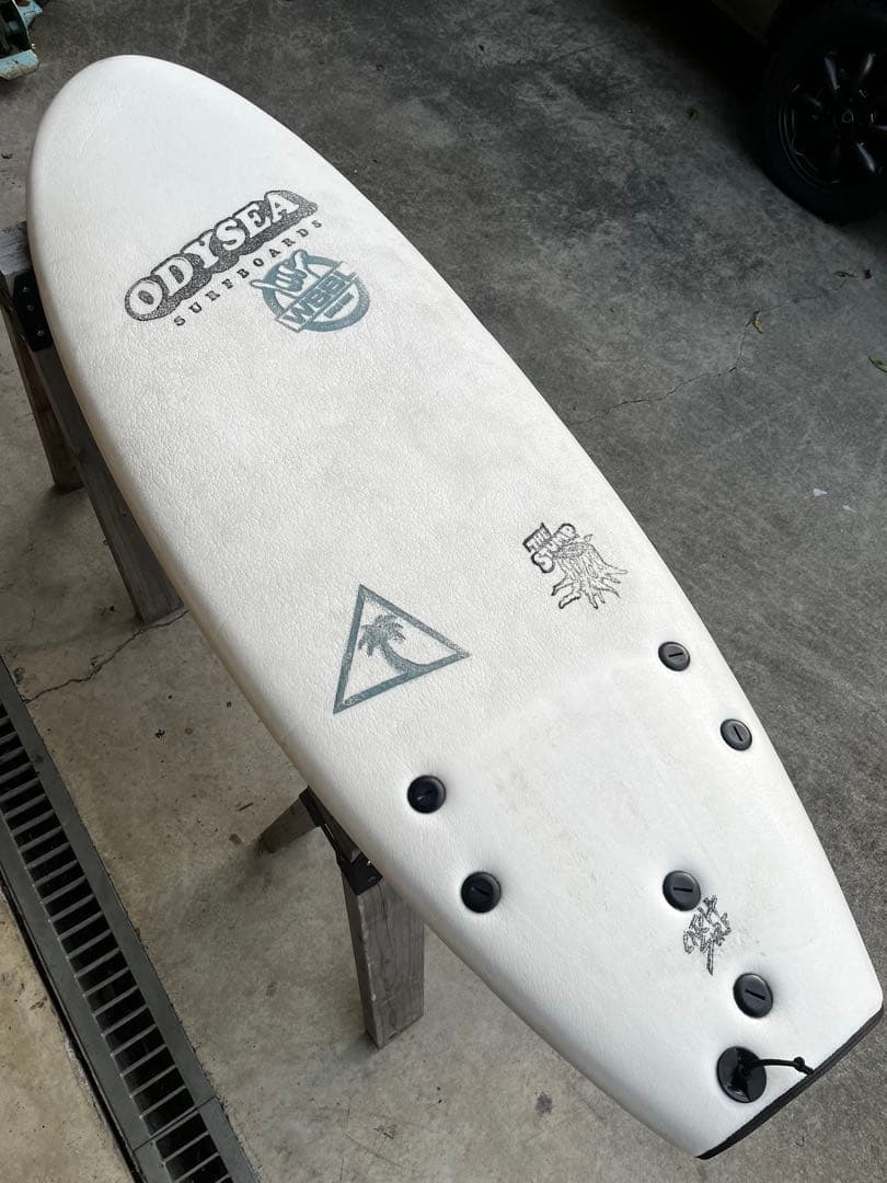 otsuODYSEA ショートボード 3フィン ホワイト