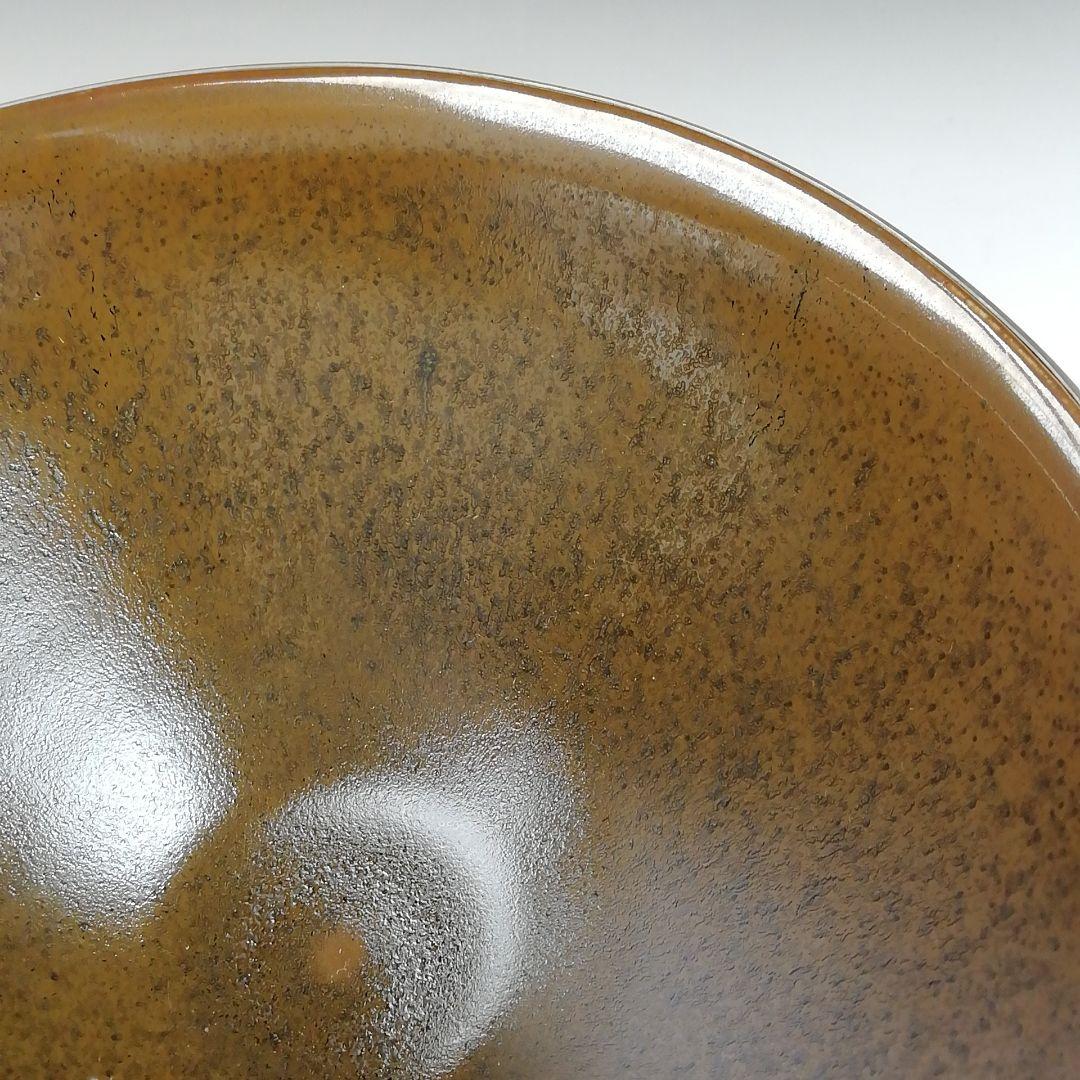 Ｔ９０８　茶碗　『灰被　天目茶碗』『桶谷定一 作』　共箱　抹茶碗　茶道具