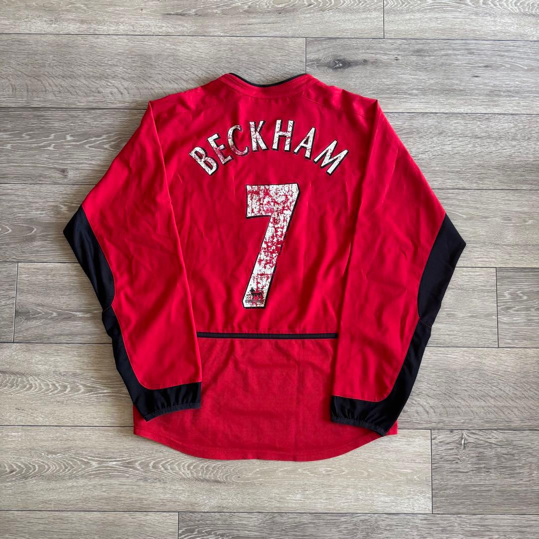 【希少】NIKE マンチェスターユナイテッド 02-03ユニフォーム ベッカム