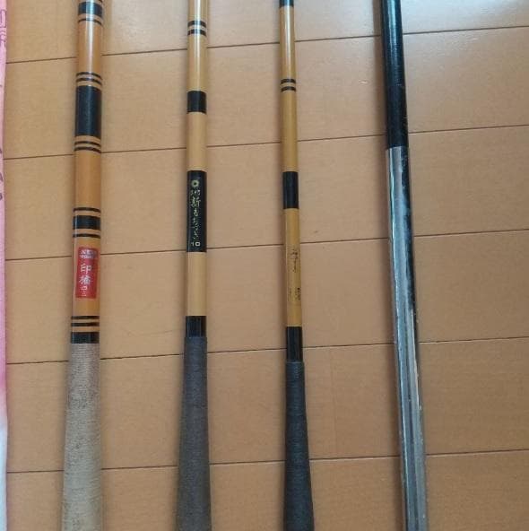 ヘラブナ竿 6本セット ＋竿掛け