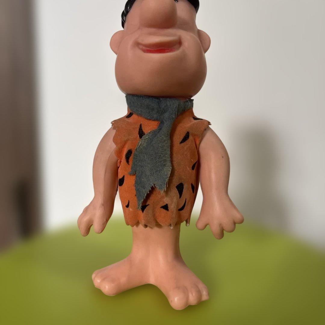 【稀少】70年代 フリントストーン フレッド ソフビ フィギュア DAKIN