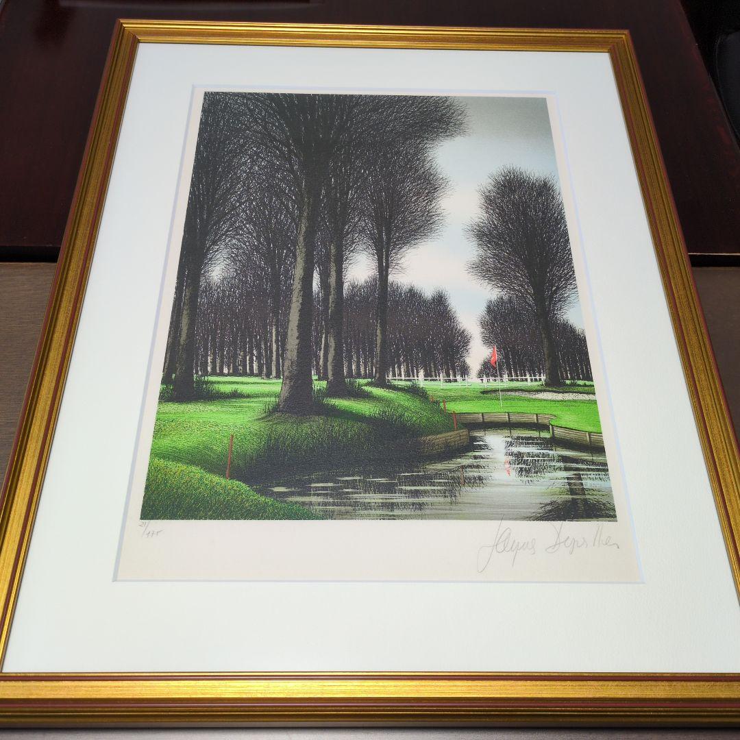 ジャック デペルト 新品・未使用 リトグラフ額付 版画 サイン・エディション有