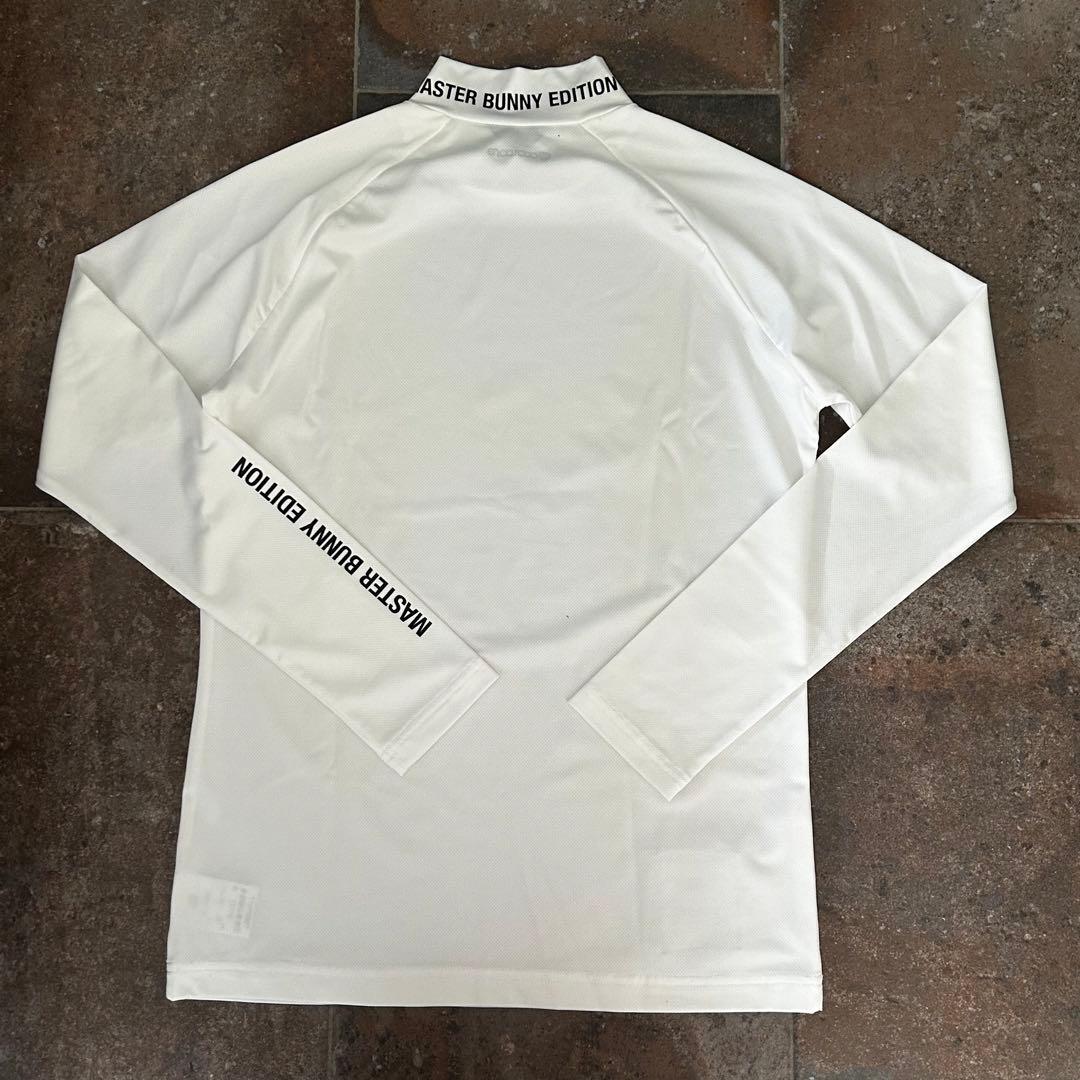 MASTER BUNNY EDITION 長袖　モックネック　ホワイト