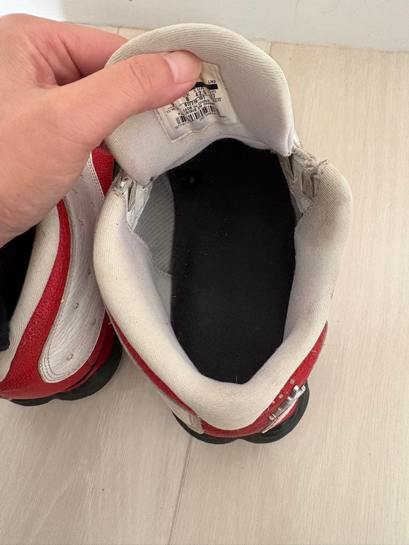 NIKE Air Jordan 13 golf 27.0 ホワイト/レッド