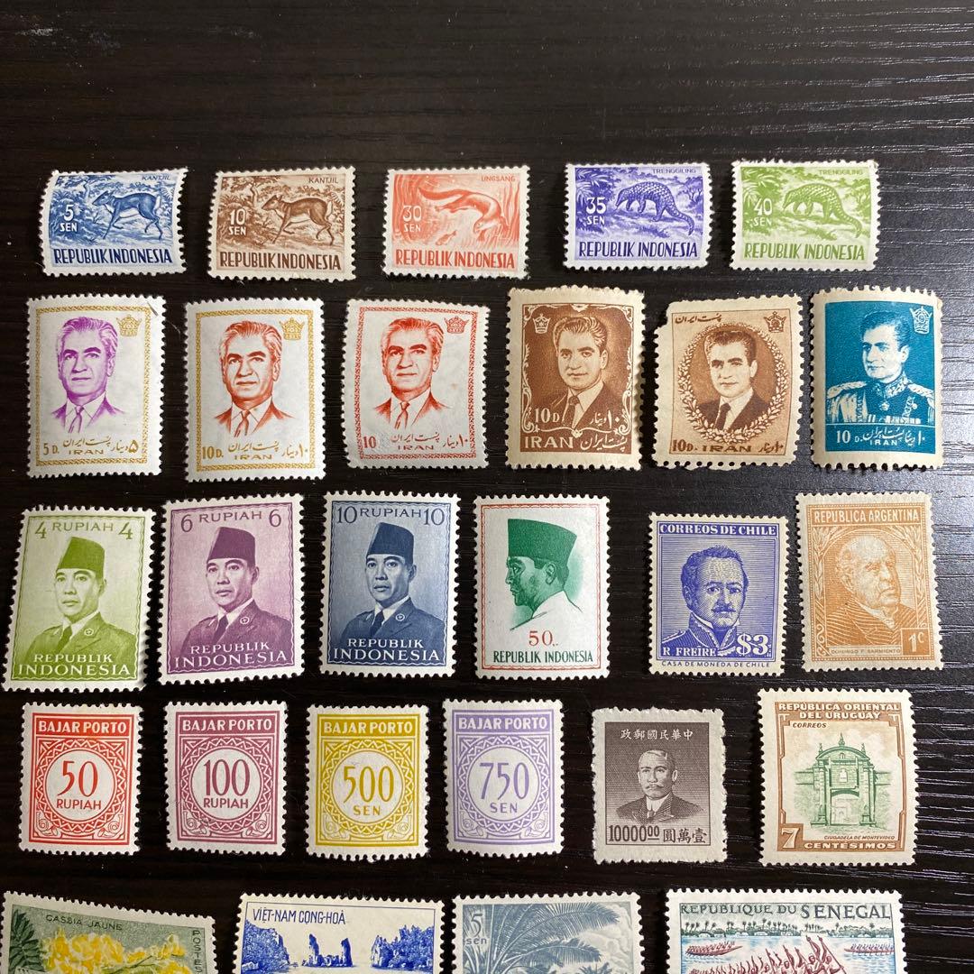 海外切手 記念切手 入手困難 絶版 未使用 71枚 コレクション 激レア❗️