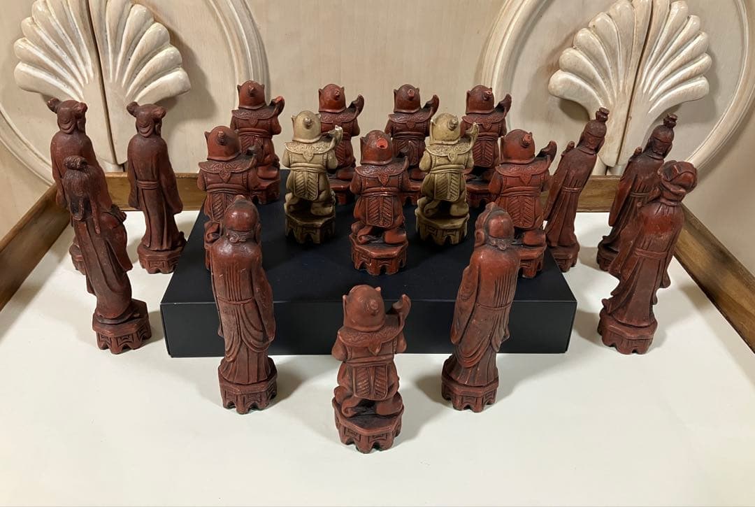ヴィンテージ　中国の富の神　樹脂像　フィギュア　ゲーム用ピース？