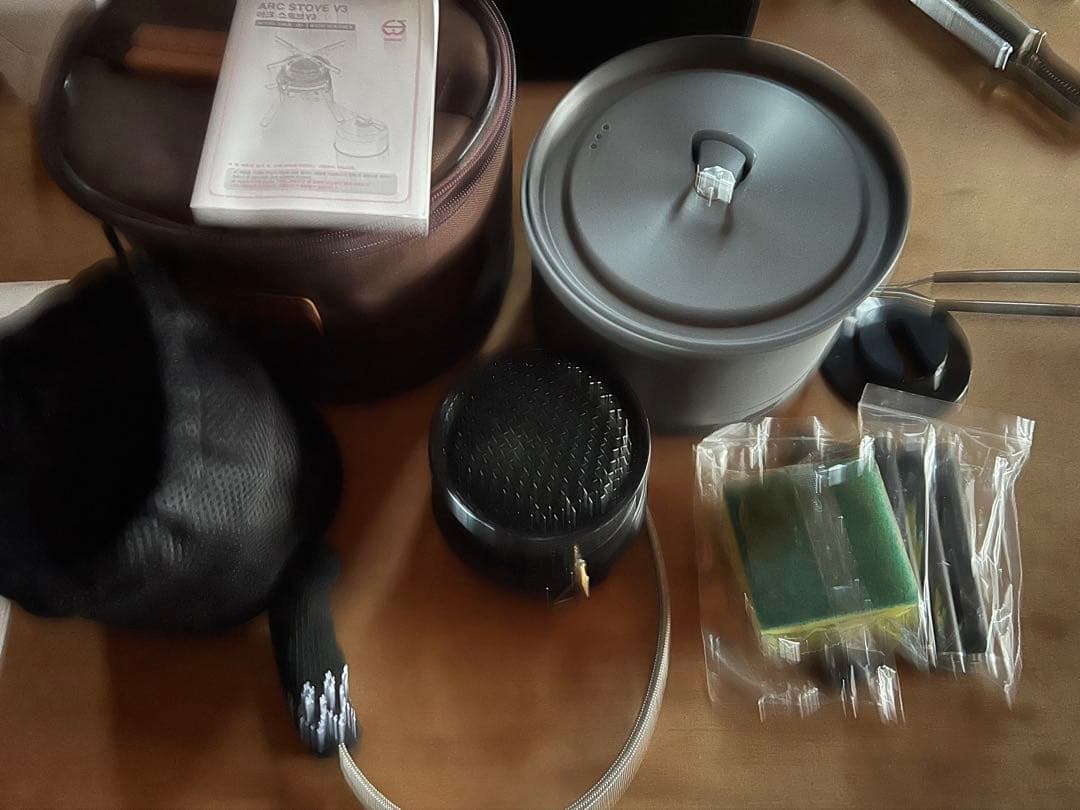 ワンバーナー ARC STOVE V3 ALL BLACK（GASKOM. ）